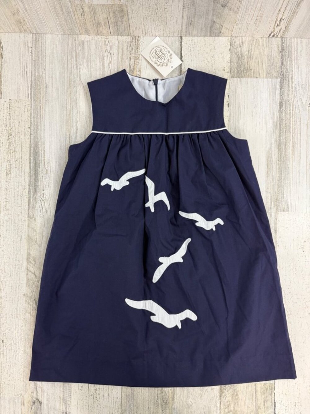 The Beaufort Bonnet Company Seagulls Dress 8 NWT McFerran Frock